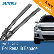 Barras de limpador para renault mês 30 "& 28", encaixes de pino lateral/botão de pressão braços 2003 - 2017 2024 - compre barato