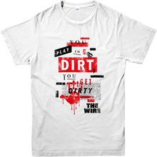 The Wire T-Shirt, Play In Dirt Mcnulty T-Shirt, Inspired Design The Wire Top 2019 New Fashion Brand Clothing O-Neck Teenage 2024 - buy cheap