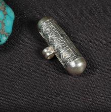 Pingente nepalês artesanal de prata 925, colar de prata gau esterlina, símbolos sagrados da oração, colar com pingente de amuleto da sorte 2024 - compre barato
