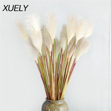 100cm Artificial plants reed grass indoor office home green plants natural dried pampas grass wedding flower bunch reed plants 2024 - buy cheap