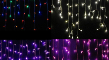 Cortina de luces LED de 4 m 100 SMD, guirnaldas de luces para fiesta, Festival, Navidad, boda 2024 - compra barato