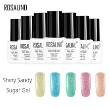 ROSALIND Gel 1S 7ml Shiny Sandy Sugar Gel Nail Polish Set For Manicure UV LED Hybrid Gel Varnishes Nail Extension Top Base Coat 2024 - buy cheap