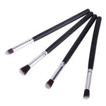 Pro 4Pcs Eyeliner Brushes Makeup Cosmetic Tool Eyeshadow Eyeliner Eyebrow Blush Foundation Brush Blending Makeup Brushes Set 2024 - buy cheap