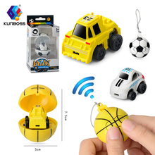 2018 Mini Carro RC 777-222 Controle Remoto Micro Car Racing No Basquete/futebol Caixa de Forma Carro Esportivo modelo de Brinquedo Para criança brinquedos 2024 - compre barato