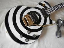 Factory custom shop Newest Zakk Wylde Bullseye White Electric Guitar with tremolo Free Shipping 2024 - buy cheap