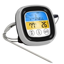 Wireless BBQ Thermometer With Six Probes Food Cooking Timer For Oven Meat Grill Thermometer With Free App Control 2024 - buy cheap