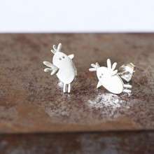 Exquisite Cute Animal 925 Sterling Silver Jewelry Fashion Simple Creative Bird Female Anti-allergic Earrings  E024 2024 - buy cheap