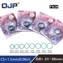 Anel de borracha de flúor 3 pçs, fkm oring kit od21/22/23/24/25/26/27/28/29/30*1.5mm, selagem, o-ring, arruelas, conjunto de juntas, caixa de combustível 2024 - compre barato