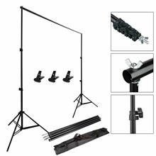 BESIUNI 2M*3M Photography Adjustable Background Support Stand Photo Crossbar Studio Kit 2024 - buy cheap