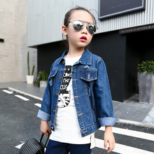 New Ripped Jeans Girls Denim Jacket Fashion Good Quality Children Outerwear  Girls Jacket 6BCT110 2024 - buy cheap