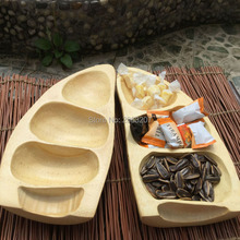 10pcs Bamboo Root Fruit Candy Plate Bamboo Flowerpot Hotel Special Fruit Tray Kitchen Food Tray Cake Plates Sundries Dish 2024 - buy cheap
