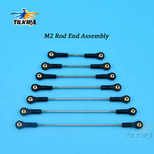 1pcs Nylon Rod End Assembly  Push Rod Kit Include M2 Plastic Rod End And  Push Pull Rod For Rc Model Car Boat Airplane 2024 - buy cheap