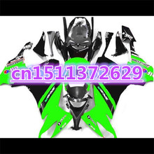 Black green Fairing For KAWASAKI  ZX 10R  08-10  NINJA ZX-10R 08 09 10  ZX10R 2008 2009 2010 Fairings set-Dor D 2024 - buy cheap