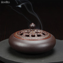 Retro Ceramic Incense Burners Vintage Portable Porcelain Aroma Censer Buddhism Incense Holder Teahouse Yoga Studio Home Decor 2024 - buy cheap
