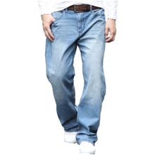 Мужские джинсы 2020, мужские брендовые джинсы высокого качества, серые мужские Ретро мешковатые джинсы, хип-хоп свободные джинсовые брюки для скейтборда 2024 - купить недорого