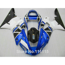 Fit para a YAMAHA YZF R1 2000 2001 preto azul branco ABS personalize kit carenagem R1 00 01 injection carenagens conjunto completo 1499 2024 - compre barato