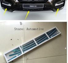 2015 2016 2017 para bmw x6 f16 frente inferior grill grille moldagem guarnição capa inoxidável 2024 - compre barato