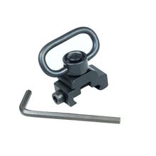 20mm QD Heavy Duty Quick Release Detach Push Button Sling Swivel Adapter Set Picatinny Rail Scope Mount 2024 - buy cheap