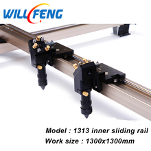 Irá feng 1313 diy trilho interno de deslizamento para montar co2, cortador a laser, máquina de gravação, conjunto completo, instalação de peças de máquina 2024 - compre barato