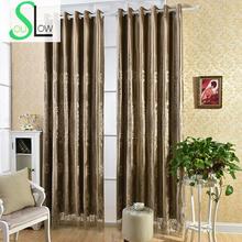 Coffee Curtains For Living Room Italy Velvet Shade Curtain Laser Embroidered Floral Europe Voile Kitchen Luxury Fabric Modern 2024 - buy cheap