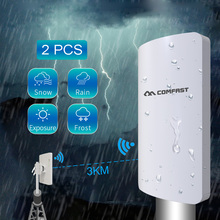 Comfast-antena wi-fi 300 a/an nanostation cpe, 2 peças, sem fio, 5ghz, wifi, ponto de acesso 11dbi 2024 - compre barato