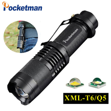 T6 Q5 flashlight 3000ML Zoomable Tactical Flashlight waterproof led torch lanterna flash 2024 - buy cheap