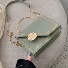 Matcha Green PU Leather Chain Design Crossbody Bags Women Small Chain Handbag Small Bag Hand Bag Ladies Designer  2024 - buy cheap