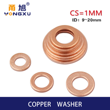 20Pcs DIN7603 M5 M6 M8 M10 M12 M14 M16 T3 O Ring Gasket Sealing Ring Copper Washer For Boat Crush Washer Flat Seal Ring Fitting 2024 - buy cheap