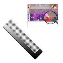 DIY Diamond painting drawing ruler tool stitch drill diamond embroidery mesh ruler stainless steel ruler toolS 2024 - buy cheap