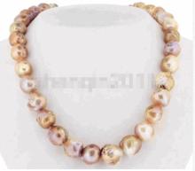 Beautiful 12-13 mm natural kasumi pink Purple pearl necklace 18inch 36" 2024 - buy cheap