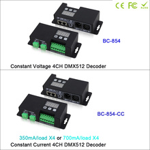Decodificador de señal Led CC/CV 4CH DMX512, 3 pantallas digitales que muestra la dirección DMX, controlador led DMX512 para luz led para lámpara 2024 - compra barato