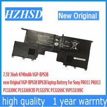 BPS38 7.5V 36wh 4740mAh new Original VGP-BPS38 laptop Battery For Sony PRO11 PRO13 P132200C P11226SCBI P13227SC SVP13218SC 2024 - buy cheap