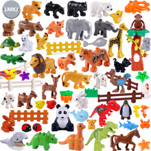 Diy Building Blocks Animals Models Dinosaur Deer Panda Elephant Tiger Figures Toys For Children 2024 - buy cheap
