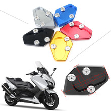Motorcycle Kickstand Foot Side Stand Extension Pad Support Plate For Yamaha T-MAX Tmax 530 2015-2016 2024 - buy cheap