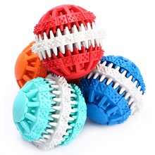 High Quality Pet Dog Chew Toys Tooth Cleaning Pure Natural Non-toxic Rubber Can Be Put Snack Ball For Cat Puppy Toy Pet Supplies 2024 - buy cheap