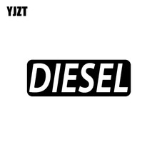 YJZT 12,7 см * 4,5 см Модный только для дизельного топлива виниловый Декор Автомобильные наклейки Черный/серебряный цвет 2024 - купить недорого
