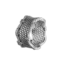 100% Аутентичные S925 стерлингового серебра CZ кружево любви кольца для женщин элегантные роскошные ювелирные изделия оптом 2024 - купить недорого