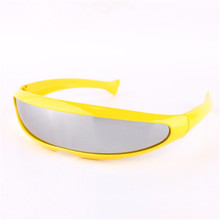 Солнцезащитные очки X-Men для мужчин и женщин, персональные модные солнечные очки с лазерным рисунком робота, для вождения 2024 - купить недорого