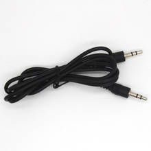 Новейший автомобильный кабель AUX 1 м для смартфона, 3,5 мм, штекер-штекер, стерео, плоский аудиокабель, 3,5 jack к гнезду, кабель для наушников, динамик, AUX 2024 - купить недорого