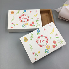 10Pcs/Lot Flower Printed Kraft Paper Drawer Box Colorful Handmade Candy Souvenirs Gift Packaging Paper Boxes Lovely Naive Favors 2024 - buy cheap