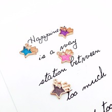 10Pcs High Quality Fashion Charms Gift Enamel Meteor Alloy Pendant Making Gift Hair Earring Necklace Accessories DIY Craft 2018 2024 - buy cheap