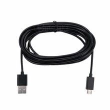 Cabo carregador micro usb longo, carregador de 3 metros, para ps4 xbox one, controladores, preto/branco, 1 peça 2024 - compre barato