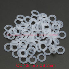 OD 13mm x CS 2mm translucent silicone oring o-ring o rings rubber sealing ring gasket 2024 - buy cheap