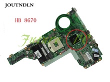 JOUTNDLN для ноутбука HP Pavilion 14-E 15-E материнская плата DA0R62MB6E1 713258-501 PGA989 DDR3 HM76 w/ HD 8670 GPU тестовая работа 2024 - купить недорого