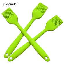 Facemile-pincel de silicona para barbacoa, herramienta para hornear galletas, aceite, crema, cepillo de cocina, regalo, herramienta de pastelería, 1 Uds. 2024 - compra barato