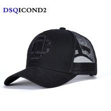 DSQICOND2 Letter DSQ, gorra de béisbol de secado rápido para hombre y mujer, gorra de béisbol Snapback, sombrero para el sol 2024 - compra barato