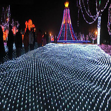 Guirnaldas De Luces LED De Navidad Para exteriores, guirnalda De Luces De Año Nuevo De 8x10m y 220V, Luces De decoración De cristales Para exteriores 2024 - compra barato