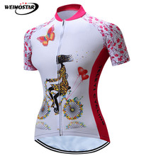 Teleyi Summer Riding Women Cycling Jersey Breathable MTB Bike Jersey Quick Dry Bicycle Shirt Maillot Wicking Cycling Clothing 2024 - buy cheap
