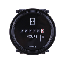 12v 24v 36v Mini Hour Meter Marine Boat Engine 2" Round Waterproof Gauge Car Trucks Mechanical Hour Meter Counter Timer 2024 - buy cheap