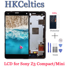 ORIGINAL LCD For SONY Xperia Z3 Compact Display + Touch Screen with Frame Z3 Mini D5803 D5833 For SONY Xperia Z3 Compact Display 2024 - buy cheap